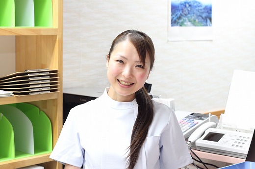 受付のお姉さん